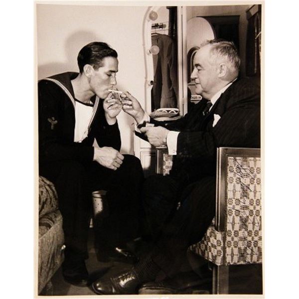 Sydney Greenstreet signed movie still photo