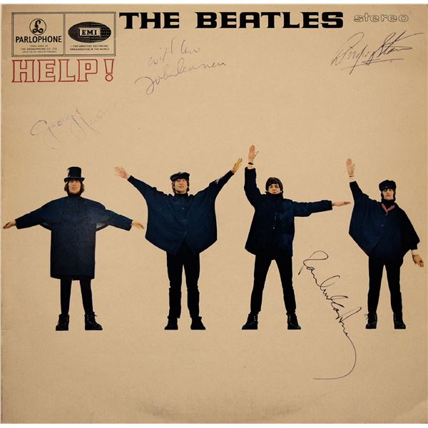 The Beatles signed Help! album