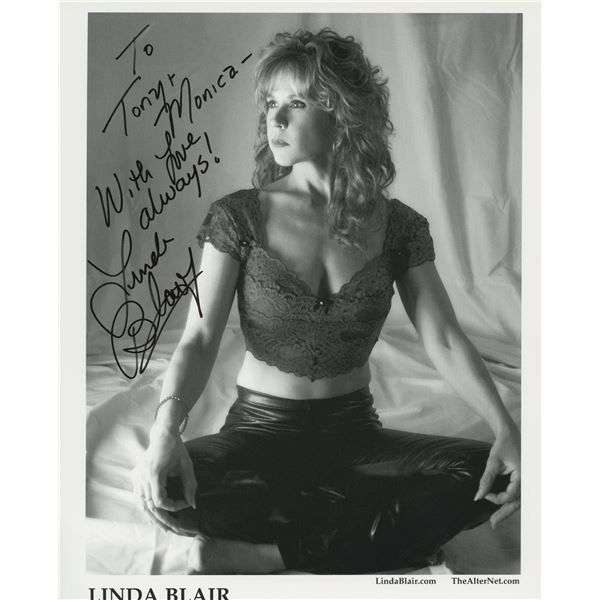 Linda Blair signed photo