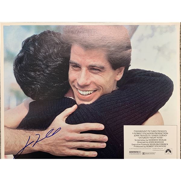 John Travolta signed lobby card