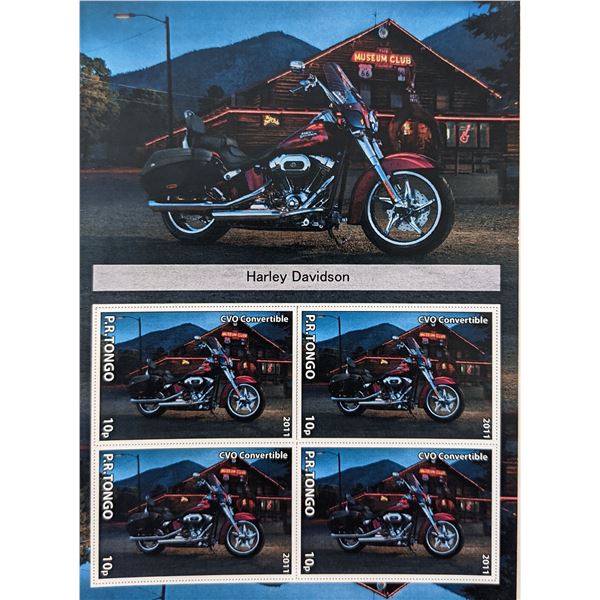 Harley Davidson  Stamp Set