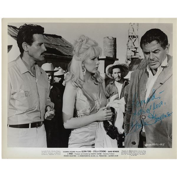 Rages Stella Stevens Signed Promo Photo