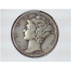 1942 Mercury Dime