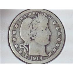 1914 Barber Quarter