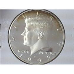 1992-S Kennedy Silver Half Dolllar (Proof)