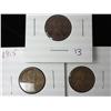 1914, 1915 And 1916-S Lincoln Cents