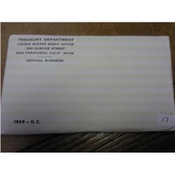 1969 US Mint UNC Set P/D/S (Sealed)