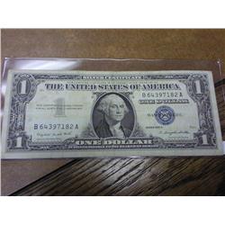 1957-A One Dollar Silver Certificate