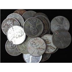 20 Assorted 1943 Lincoln Steel War Cents
