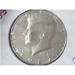 1982-D Kennedy Half Dollar (UNC)