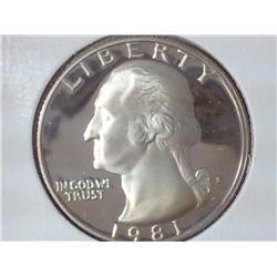 1981-S Washington Quarter (GEM Proof)