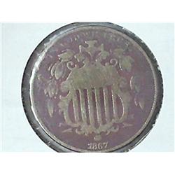 1867 Shield Nickel