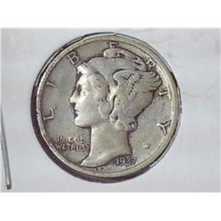 1937-S Mercury Dime