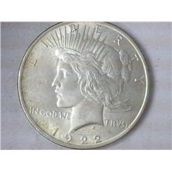 1922 Peace Silver Dollar