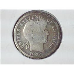 1902 Barber Dime