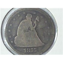 1875-S Twenty Cent Piece