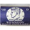 Image 1 : US Mint $10 Roll 2007-D Kennedy Half Dollars (UNC)