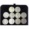 Image 1 : 10 Assorted Jefferson War Nickels (35% Silver)