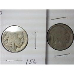 1920 And 1924 Buffalo Nickels