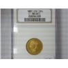 Image 1 : 1882 Italy Twenty Lire Gold Coin NGC MS65