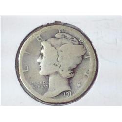 1917 Mercury Dime