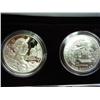 Image 1 : 1999 Dolley Madison Proof And UNC Silver Dollars
