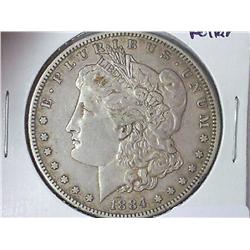 1884-S Morgan Silver Dollar
