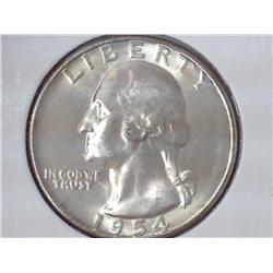 1954-S Washington Quarter (UNC)