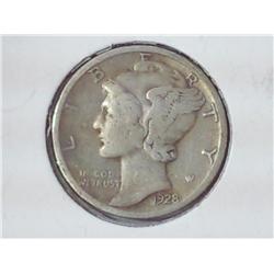 1928 Mercury Dime