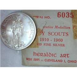 1960 Boy Scouts Commemorative Medallion (.925)