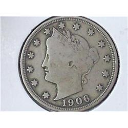 1906 Liberty "V" Nickel (VG+)