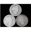 Image 1 : 3 Assorted Barber Quarters