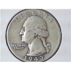 1943-D Washington Silver Quarter