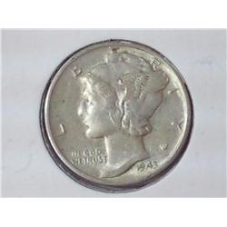 1943-S Mercury Dime