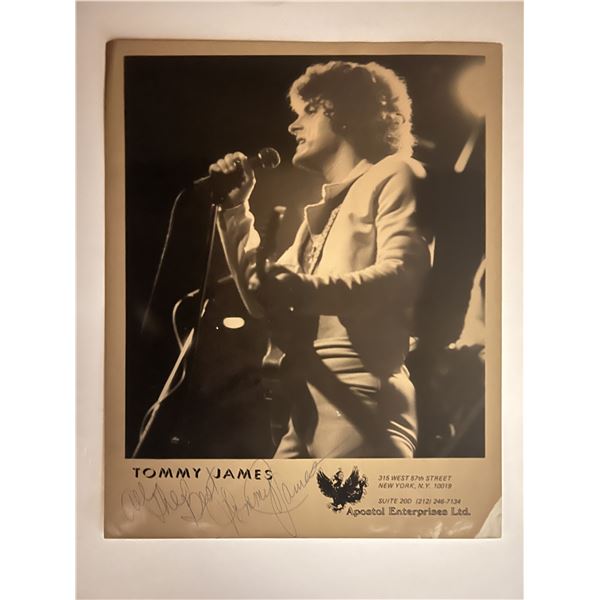 Tommy James signed photo