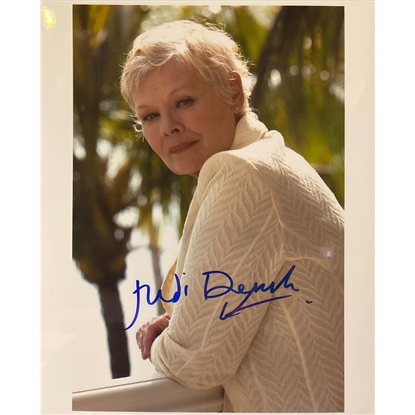 Judi Dench Signed Photo