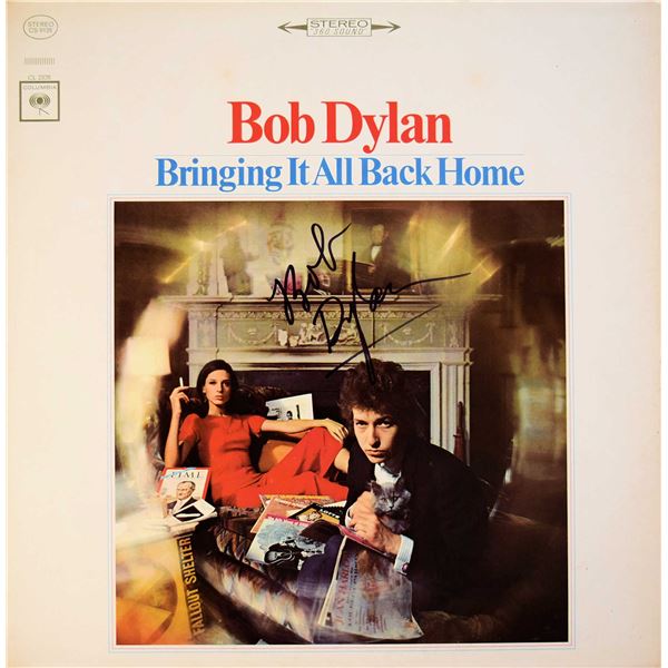 Bob Dylan signed Bringing It All Back Home album