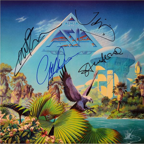 Asia signed Alpha Album