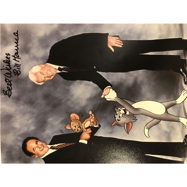 Tom and Jerry Photo signed by Bill Hanna