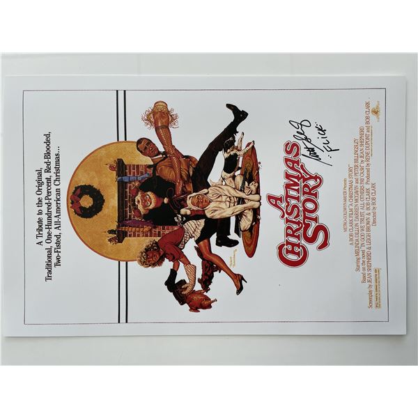 A Christmas Story Scott Schwartz signed movie poster