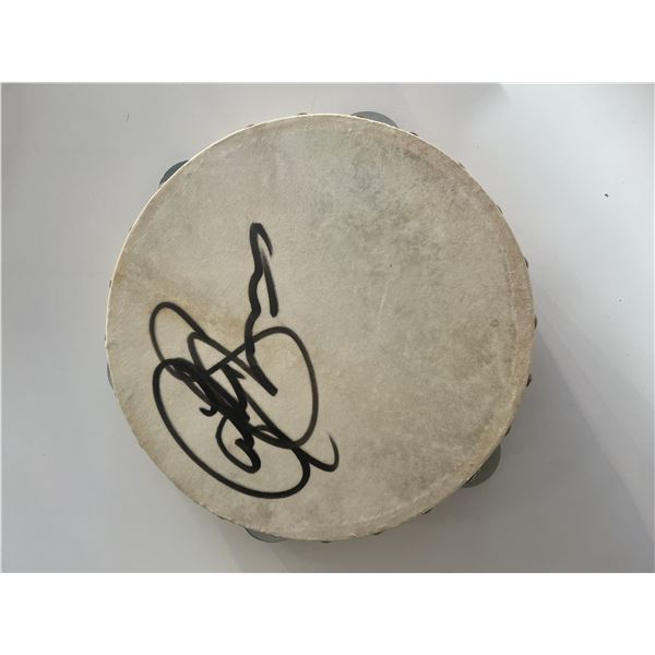 Carly Simon signed tambourine