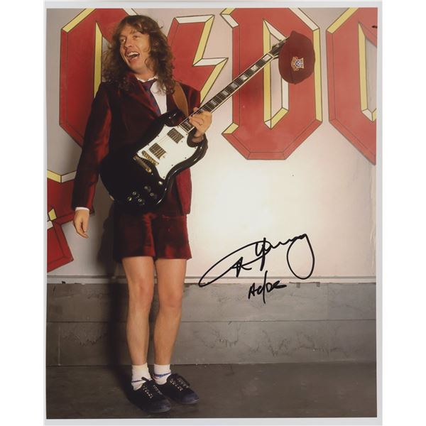 Angus Young signed photo