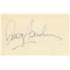 Image 1 : George Gershwin signature cut