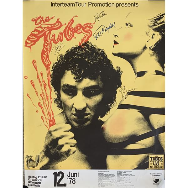 The Tubes signed poster