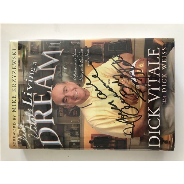 Living a Dream Dick Vitale signed book
