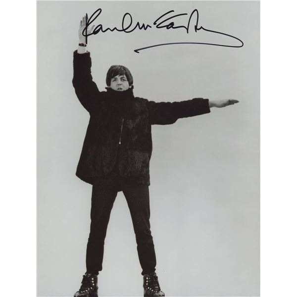 Paul McCartney signed photo