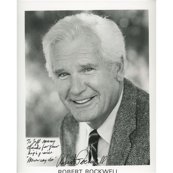 Our Miss Brooks Robert Rockwell signed photo