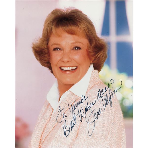 Two Girls and a Sailor June Allyson signed photo