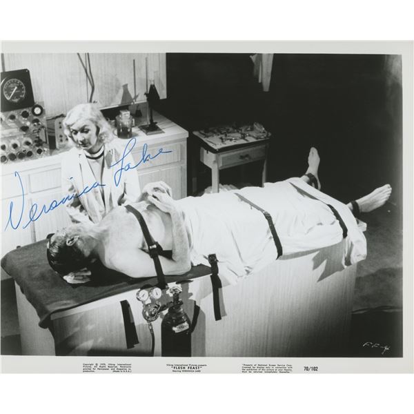 Flesh Feast Veronica Lake signed movie photo