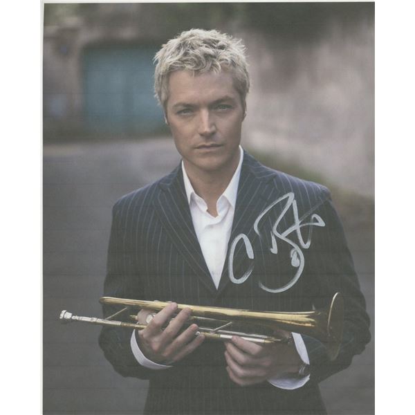 Chris Botti signed photo